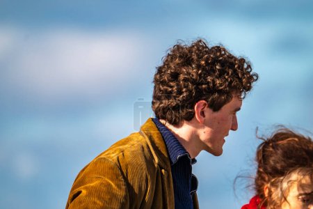 Photo for PORTNOO, COUNTY DONEGAL, IRELAND - MARCH 07 2023 : For Letters of Love is filmed starring Pierce Brosnan,Gabriel Byrne,Helena Bonham Carter. - Royalty Free Image