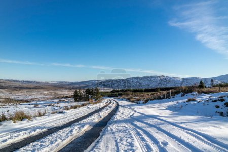 Photo for The Muckish gap road in winter - County Donegal, Ireland. - Royalty Free Image