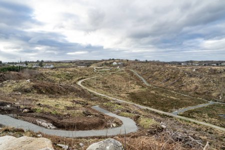 Téléchargez les photos : Les sites du nouveau point de vue de Bonny Glen by Portnoo dans le comté de Donegal - Irlande. - en image libre de droit