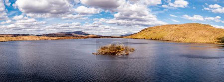 Photo for Aerial view of the Lough Anna island - County Donegal, Ireland. - Royalty Free Image