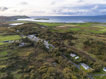 Photo for Aerial view of Clooney by Portnoo in County Donegal, Ireland - Royalty Free Image