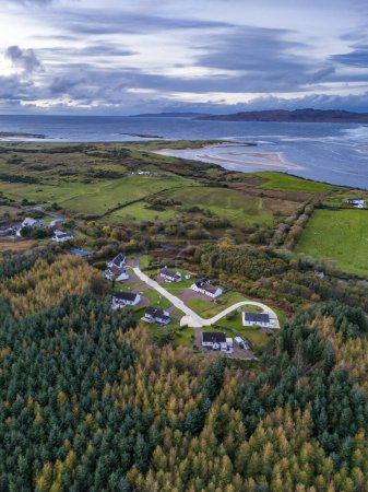 Photo for Aerial view of Ballyiriston by Portnoo in County Donegal - Ireland. - Royalty Free Image