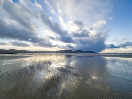 Photo for Sand storm at Dooey beach by Lettermacaward in County Donegal - Ireland. - Royalty Free Image
