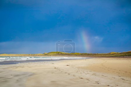 Narin Strand ist ein schöner großer Strand mit blauer Flagge in Portnoo, County Donegal - Irland.
