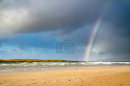 Narin Strand es una hermosa playa de bandera azul grande en Portnoo, Condado de Donegal - Irlanda.