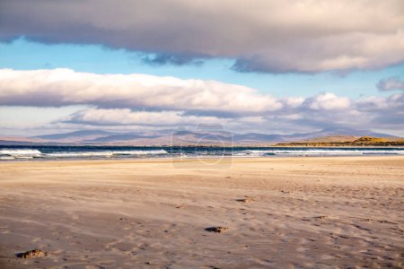 Photo for Narin Strand is a beautiful large blue flag beach in Portnoo, County Donegal - Ireland. - Royalty Free Image