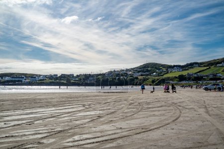 Foto de La playa en Downings, Condado de Donegal, Irlanda. - Imagen libre de derechos
