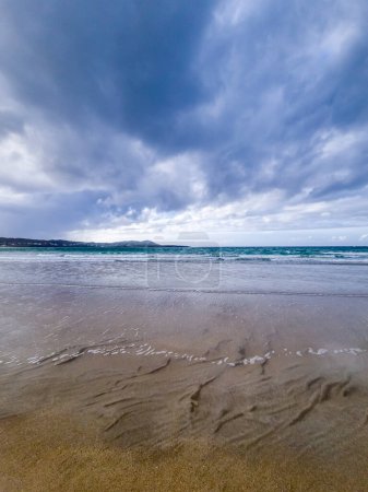 Narin Strand es una hermosa playa de bandera azul grande en Portnoo, Condado de Donegal - Irlanda