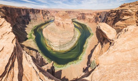 Téléchargez les photos : Horseshoe Bend est un célèbre méandre sur la rivière Colorado près de la ville de Page. Arizona, États-Unis - en image libre de droit