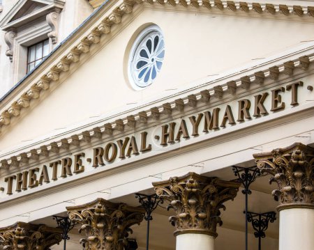 Photo for London, UK - March 23rd 2023: The exterior of the historic Theatre Royal Haymarket in London, UK. - Royalty Free Image