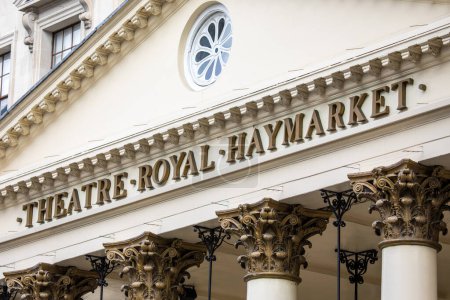 Photo for London, UK - March 23rd 2023: The exterior of the historic Theatre Royal Haymarket in London, UK. - Royalty Free Image