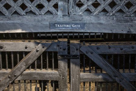 The historic Traitors Gate, at the Tower of London, UK.
