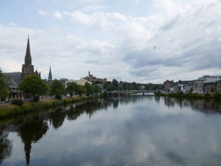 The River Ness in Inverness, Scotland, UK