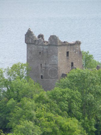 Photo for Ruins of Urquhart Castle in Urquhart, UK - Royalty Free Image