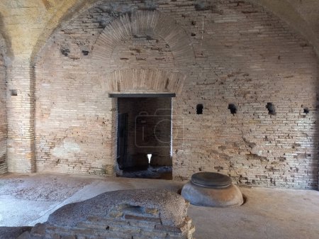 Ostia antica archeological park in Ostia, Italy