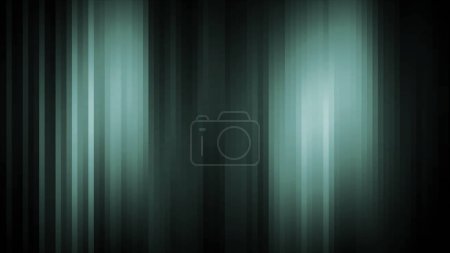 Abstrakte verschwommene Polarlichter mit türkisfarbenem Hintergrund. Bewegung. Defokussierte Nachahmung von Nordlichtern mit vertikalen Streifen