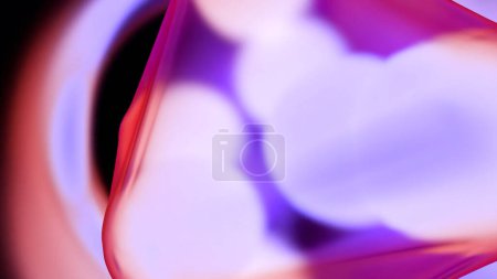 Photo for Division of cells of the virus, medical and scientific background. Design. Pink and lilac round shaped moving cells - Royalty Free Image