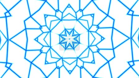 Fondo abstracto con efecto mandala esquemático. Diseño. Patrón geométrico forrado con formas fractales