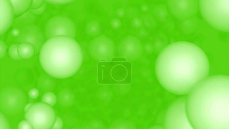 Abstract bright background animated with transparent air floating bubbles. Design. Flying same size round particles