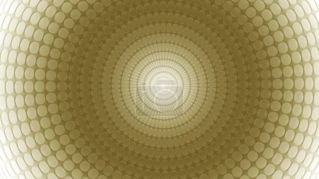 Animation rotierender konzentrischer Kreise mit hypnotischer Wirkung. Bewegung. Abstrakter geometrischer Hintergrund mit Ringen, die sich drehen und um Licht blinken
