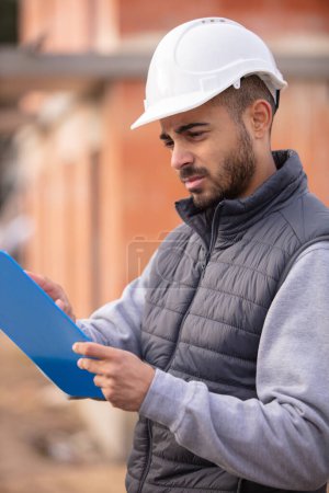 a builder writing to clipboard