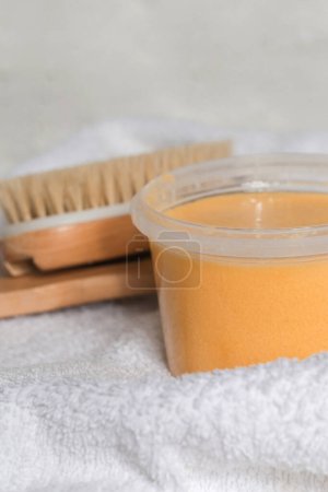Cepillo corporal de madera de piel seca para masaje anticelulitis y drenaje linfático