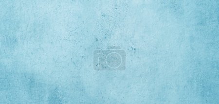 Blank blue grunge cement wall texture background, banner, interior design background, banner