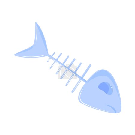 Ilustración de Espinas de pescado icono aislado - Imagen libre de derechos