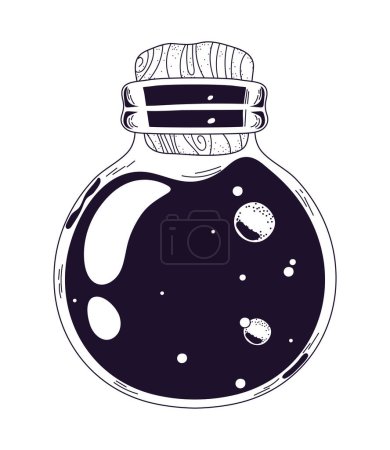 Ilustración de Frasco icono esotérico líquido aislado - Imagen libre de derechos