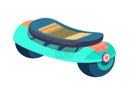 Illustration for Modern sport gyroscooter icon isolated - Royalty Free Image