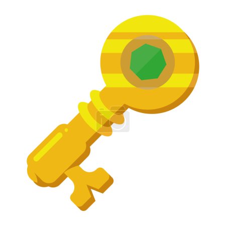 key video game vector isolated
