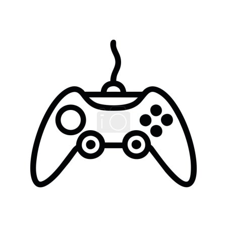 Illustration for Videogame control icon vector isolated - Royalty Free Image