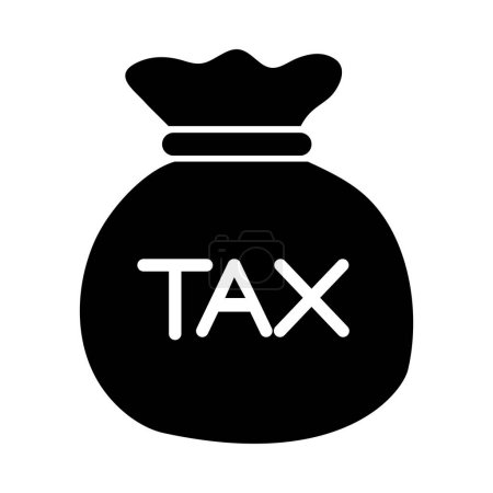 tax day money icon isolated