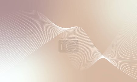 Illustration for Pink and rose colored premium fashionable abstract background with shiny lines. Vector illustration. - Royalty Free Image