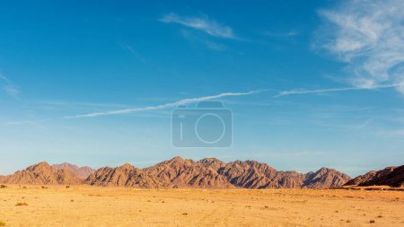 Désert avec montagnes. Sinaï, Égypte
.