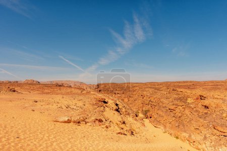 Foto de Vista de las montañas en el desierto del Sinaí. Egipto. - Imagen libre de derechos