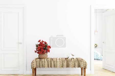 Photo for Living room background, 3d rendering - Royalty Free Image
