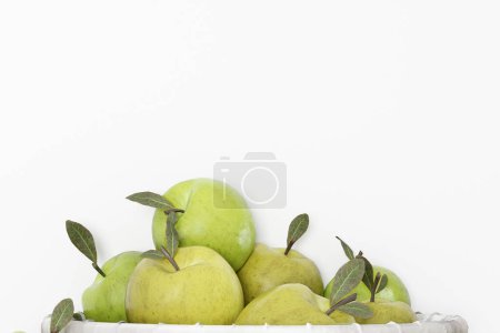 Foto de Manzanas verdes, decoración de la cocina y manzanas verdes - Imagen libre de derechos