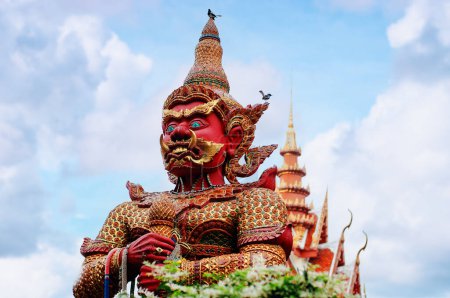 Wat Kunnatee Ruttharam. Templo budista en Bangkok Tailandia.