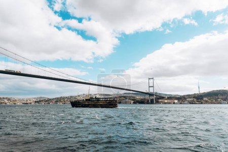 Le deuxième pont du Bosphore ou pont Fatih Sultan Mehmet, Istanbul