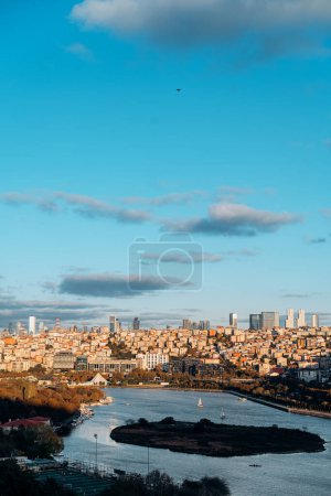 Photo for Pierre Loti view point. Cityscape of Istanbul Turkey. - Royalty Free Image