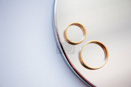 Photo for Couple of gold wedding rings - Royalty Free Image