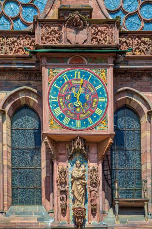 Photo for View of the Notre-Dame Cathedral in Strasbourg, France, on the side with the Astronomical Clock. - Royalty Free Image