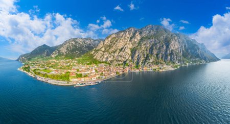 Photo for Landscape with Limone sul Garda town, Garda Lake, Italy - Royalty Free Image