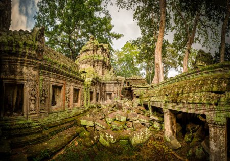 Photo for Ancient Ta Prohm Temple, Angkor Thom, Siem Reap, Cambodia. - Royalty Free Image