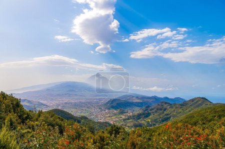 Téléchargez les photos : Vues panoramiques de Mirador De Jardina, nord de Tenerife, îles Canaries, Espagne. - en image libre de droit
