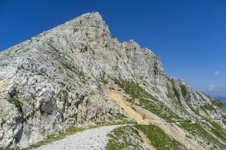 Cima Carega, the highest mountain in the homonymous mountain range of the Small Dolomites in northern Italy, located between the provinces of Trento, Verona, and Vicenza.