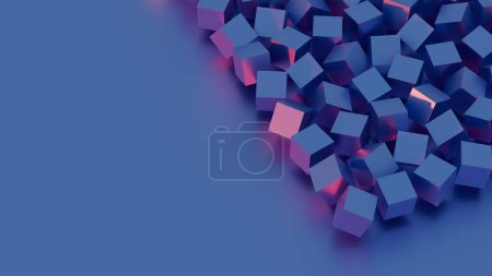 Foto de La estructura cristalina de un nanomaterial, que se asemeja a un caleidoscopio de colores bajo iluminación controlada, - Imagen libre de derechos