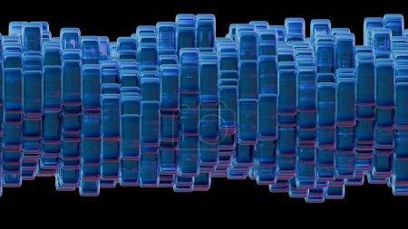 Téléchargez les photos : La structure cristalline d'un nanomatériau, ressemblant à un kaléidoscope de couleurs sous éclairage contrôlé, - en image libre de droit