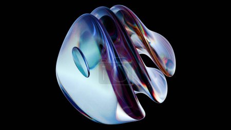 Élégance spectrale : une vision de la fluidité chromatique